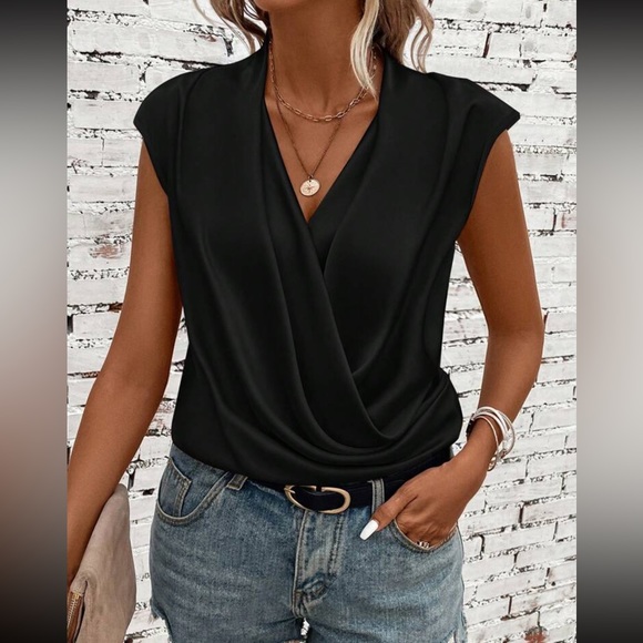 Luxe draped bodysuit - Picture 1 of 16